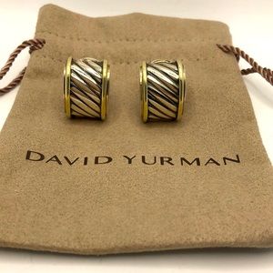 David Yurman Cable Cigar Clip Earrings